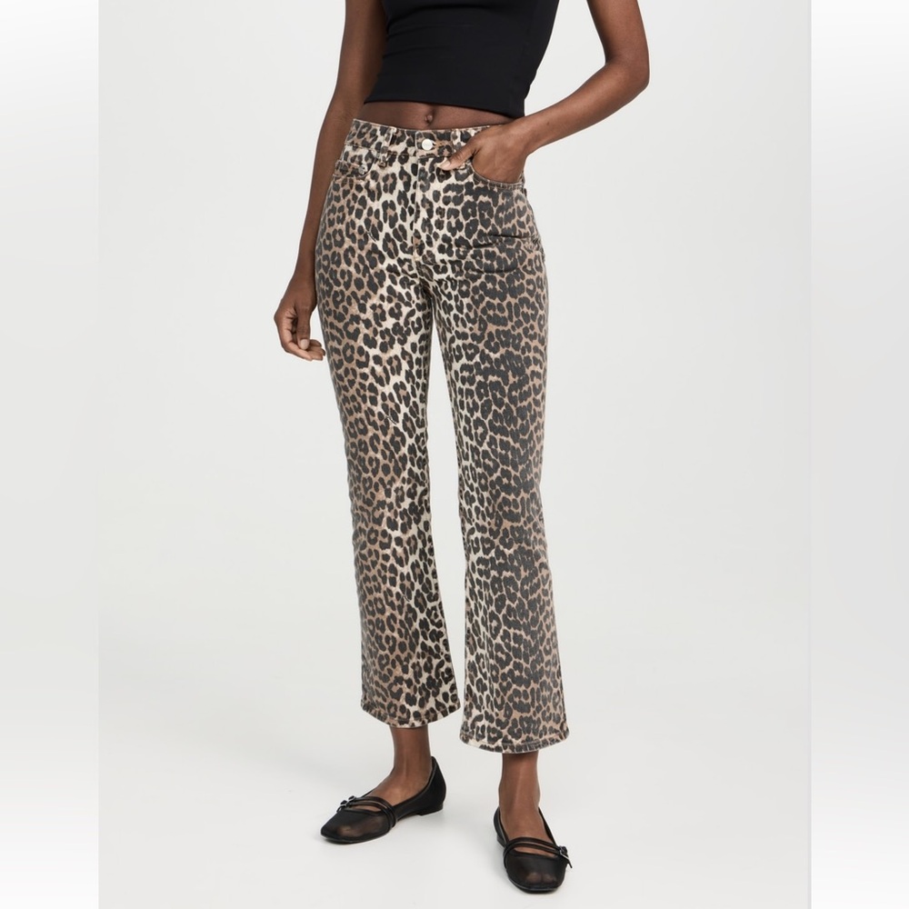 Leopard Print Betzy Jeans